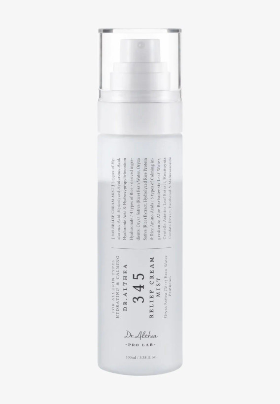 میست آبرسان و درخشانکننده پوست دکتر آلتیا مدل 345 Relief Cream Mist حجم 100 میلیلیت